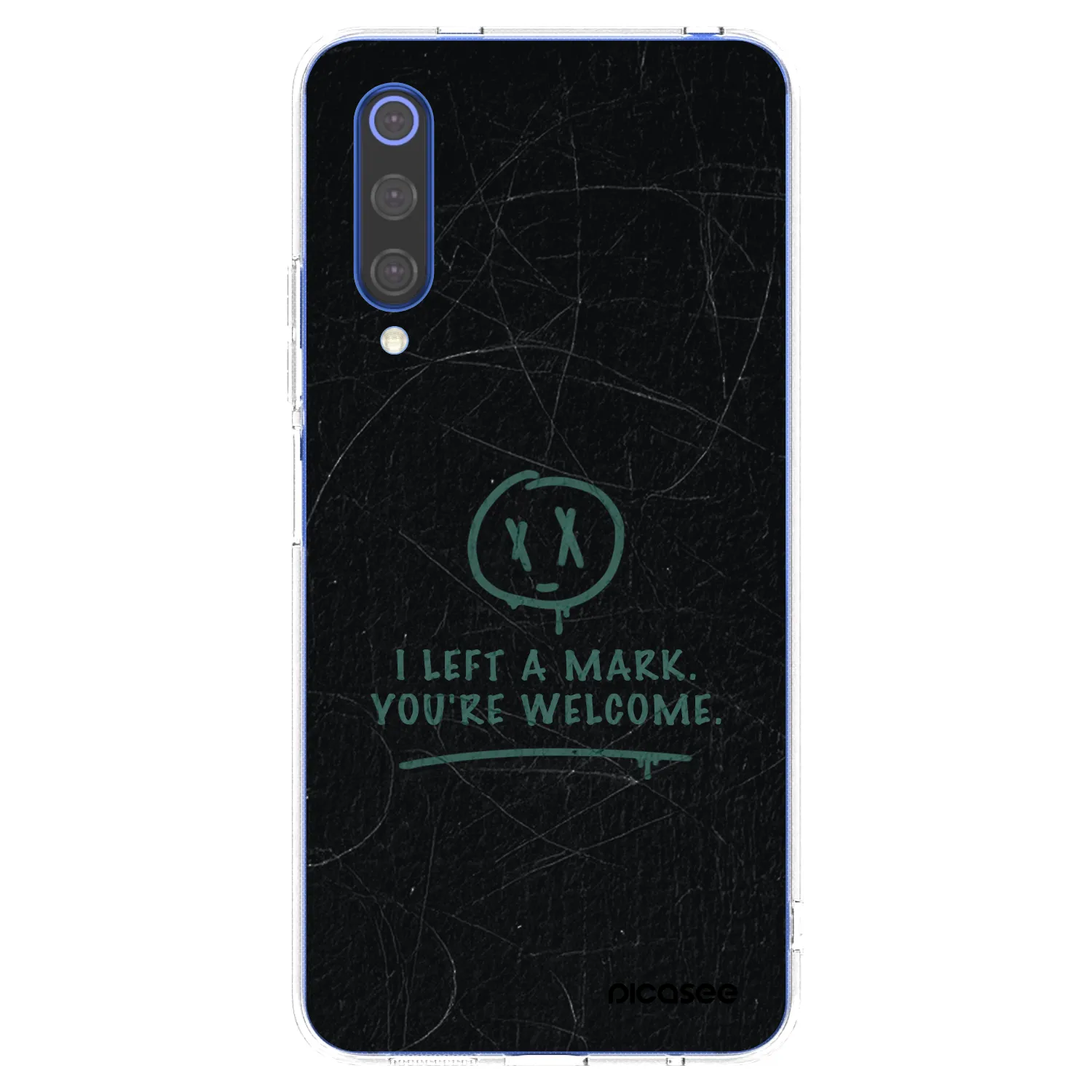 Picasee silikonowe przeźroczyste etui na Xiaomi Mi 9 SE - LEFT A MARK