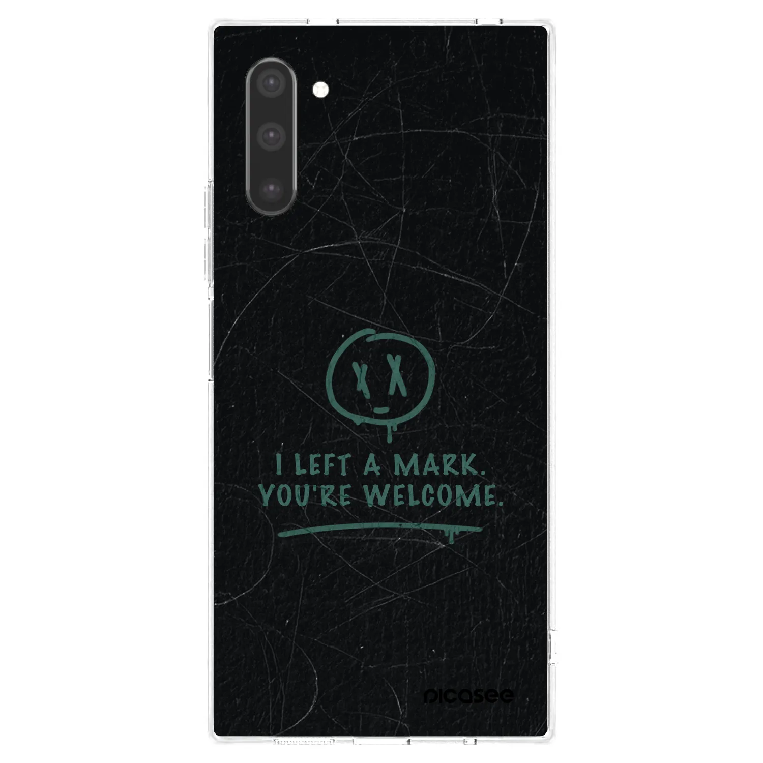 Picasee silikonowe przeźroczyste etui na Samsung Galaxy Note 10 N970F - LEFT A MARK