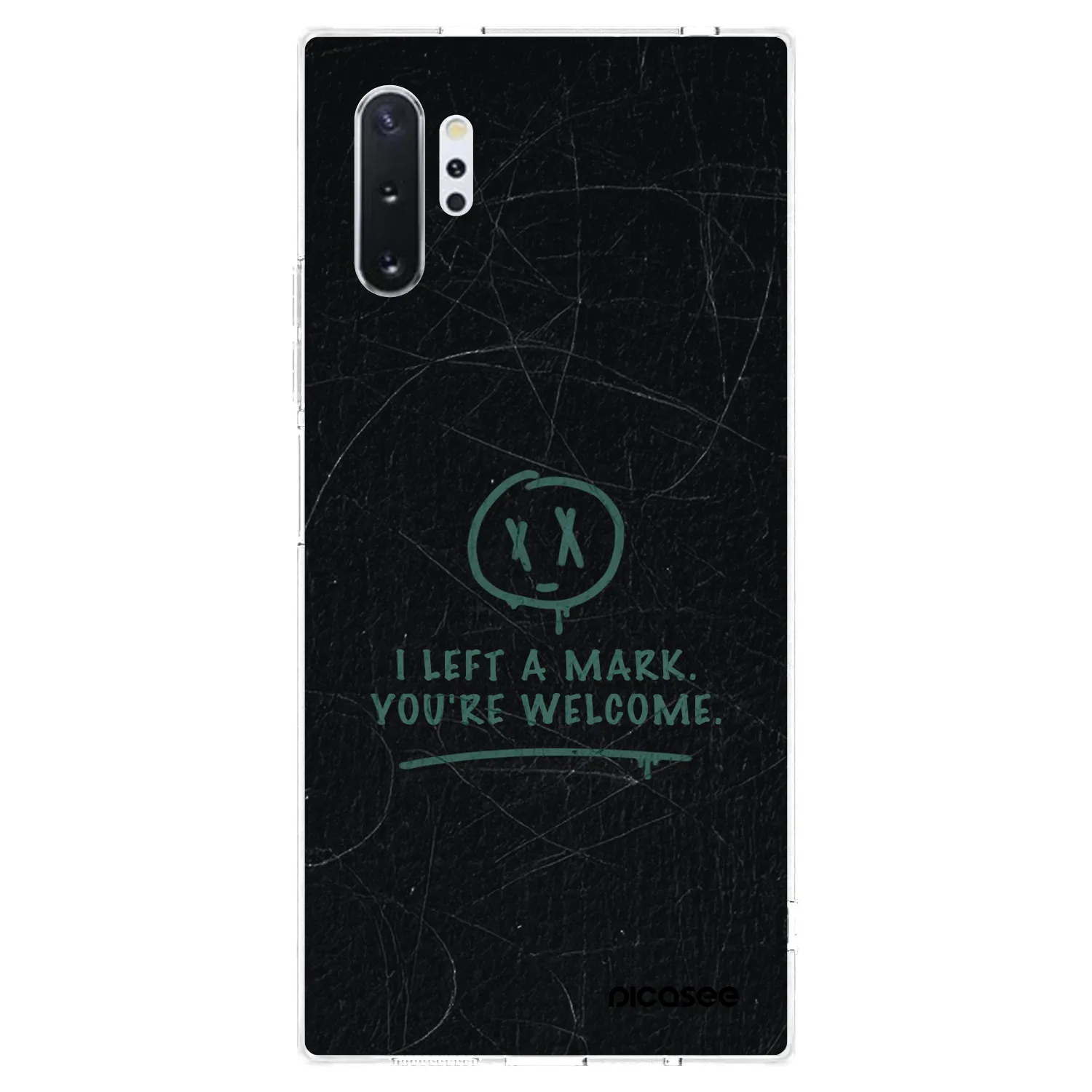 Picasee silikonowe przeźroczyste etui na Samsung Galaxy Note 10+ N975F - LEFT A MARK