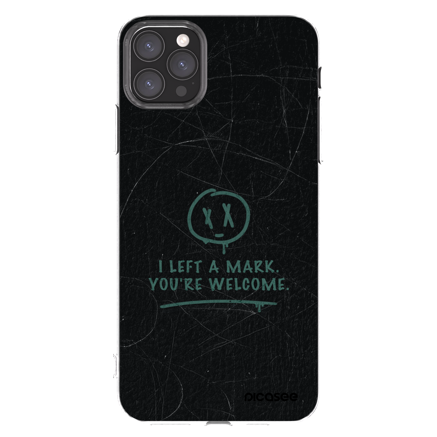 Picasee silikonowe przeźroczyste etui na Apple iPhone 11 Pro Max - LEFT A MARK