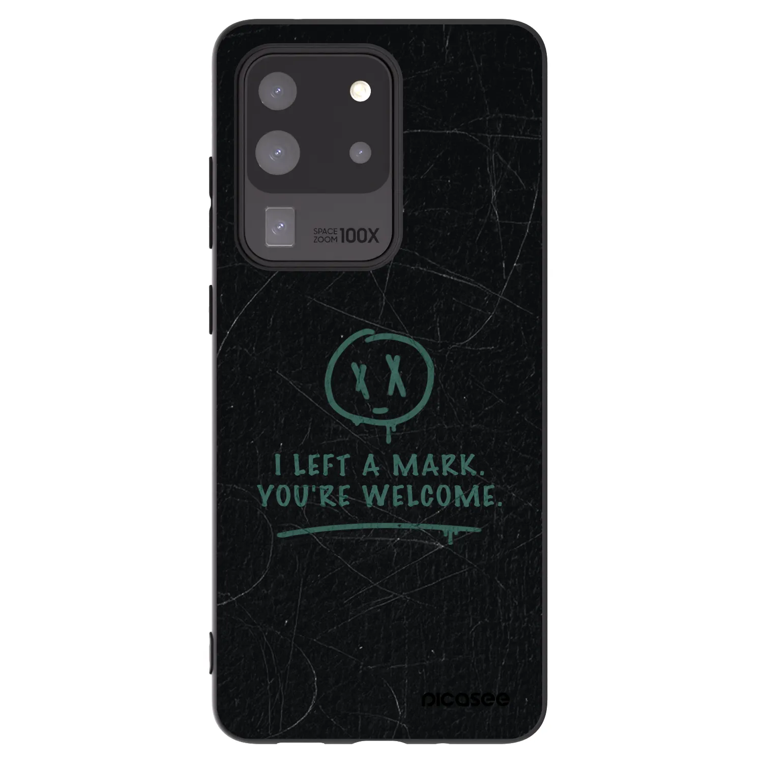 Picasee silikonowe czarne etui na Samsung Galaxy S20 Ultra 5G G988F - LEFT A MARK