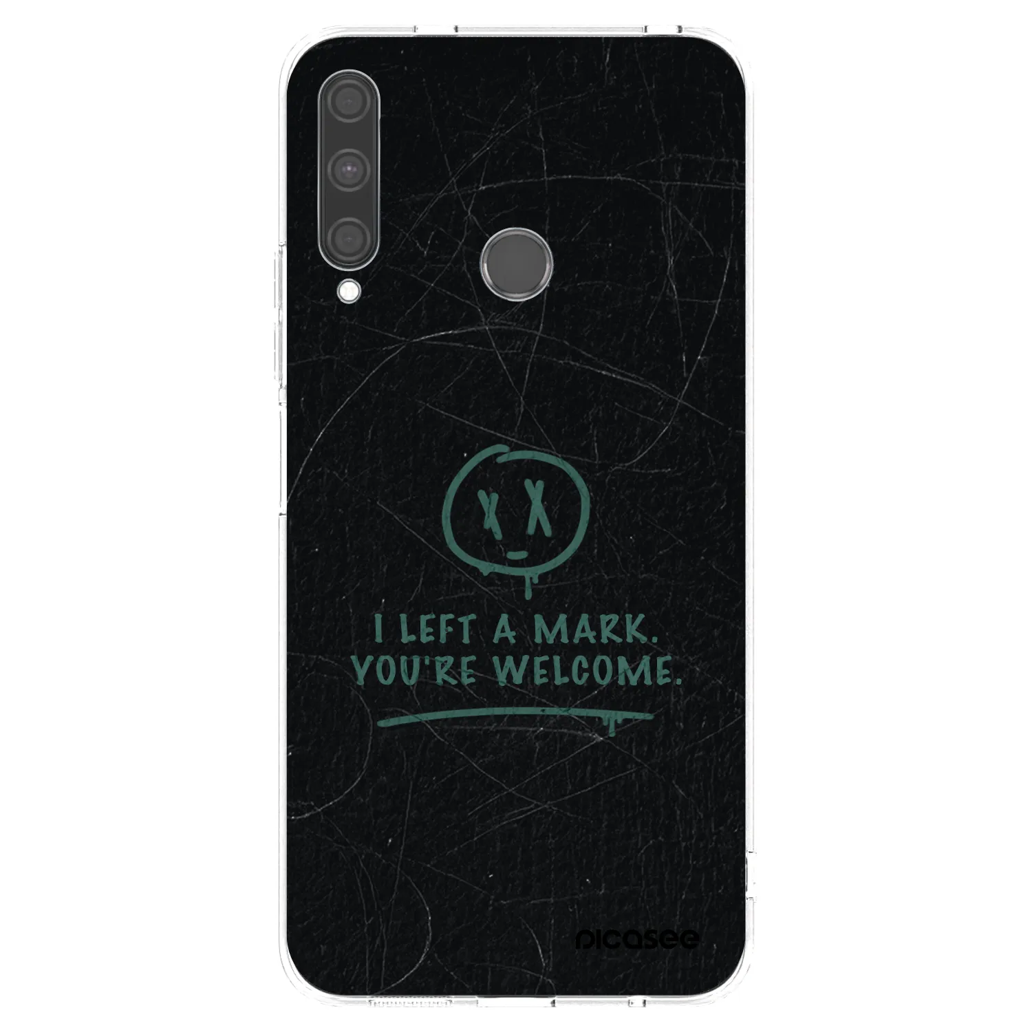 Picasee silikonowe przeźroczyste etui na Huawei P40 Lite E - LEFT A MARK