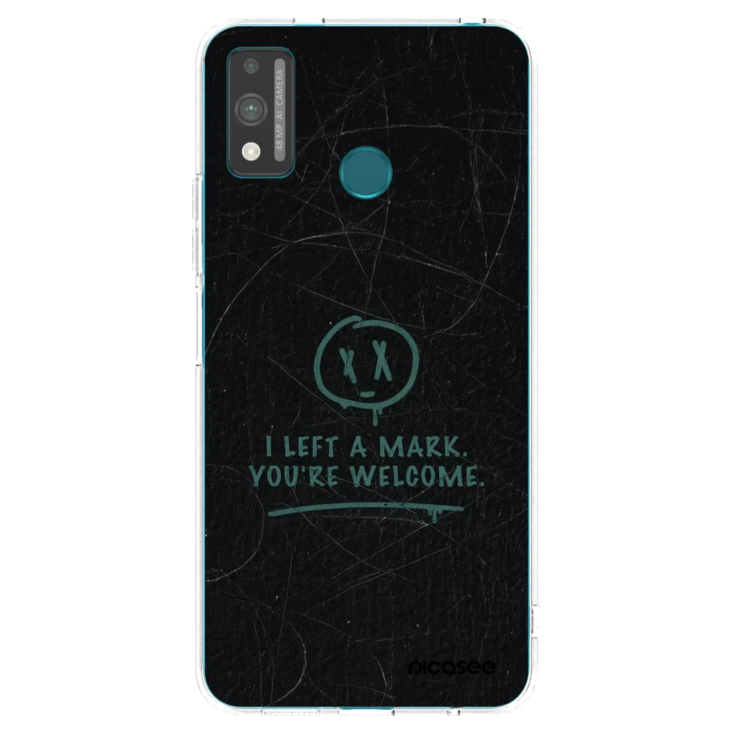 Picasee silikonowe przeźroczyste etui na Honor 9X Lite - LEFT A MARK