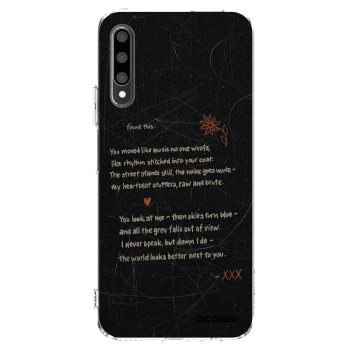 Picasee silikonowe przeźroczyste etui na Honor 9X Pro - POET