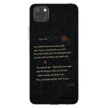 Picasee silikonowe przeźroczyste etui na Huawei Y5P - POET
