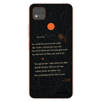 Picasee silikonowe przeźroczyste etui na Xiaomi Redmi 9C - POET
