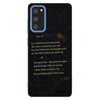 Picasee silikonowe przeźroczyste etui na Samsung Galaxy S20 FE - POET