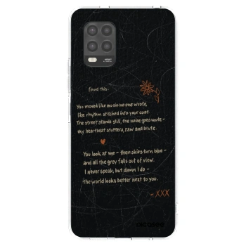 Picasee silikonowe przeźroczyste etui na Xiaomi Mi 10 Lite - POET