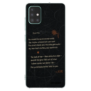 Picasee silikonowe przeźroczyste etui na Samsung Galaxy M51 M515F - POET