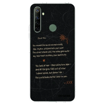 Picasee silikonowe przeźroczyste etui na Realme 6i - POET