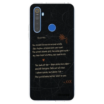 Picasee silikonowe przeźroczyste etui na Realme 5 - POET