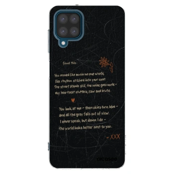 Picasee silikonowe przeźroczyste etui na Samsung Galaxy A12 A125F - POET