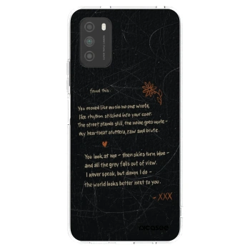 Picasee silikonowe przeźroczyste etui na Xiaomi Poco M3 - POET
