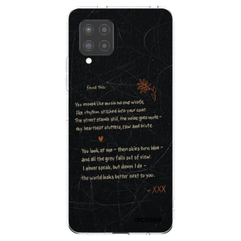 Picasee silikonowe przeźroczyste etui na Samsung Galaxy A42 A426B - POET