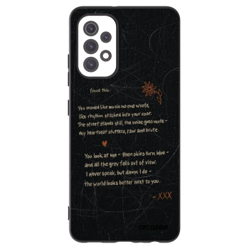 Picasee silikonowe czarne etui na Samsung Galaxy A32 5G A326B - POET