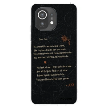 Picasee silikonowe przeźroczyste etui na Xiaomi Mi 11 - POET