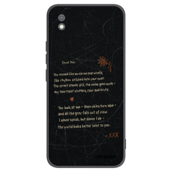 Picasee silikonowe czarne etui na Xiaomi Redmi 9AT - POET