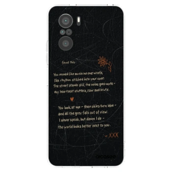 Picasee silikonowe przeźroczyste etui na Xiaomi Poco F3 - POET