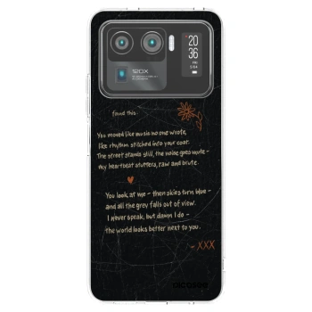 Picasee silikonowe przeźroczyste etui na Xiaomi Mi 11 Ultra - POET