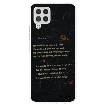 Picasee silikonowe przeźroczyste etui na Samsung Galaxy A22 A225F 4G - POET