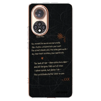 Picasee silikonowe przeźroczyste etui na Honor 50 5G - POET