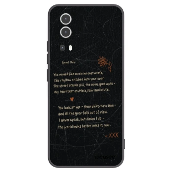 Picasee silikonowe czarne etui na Vivo Y72 5G - POET