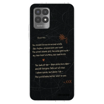 Picasee silikonowe przeźroczyste etui na Realme 8i - POET