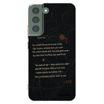 Picasee silikonowe przeźroczyste etui na Samsung Galaxy S22+ 5G - POET