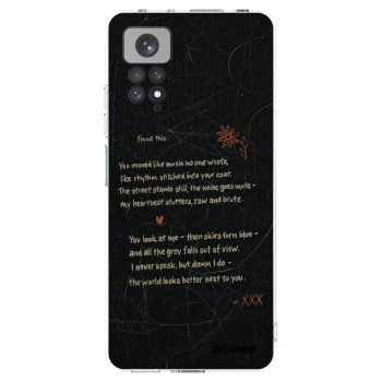 Picasee silikonowe przeźroczyste etui na Xiaomi Redmi Note 11S 4G - POET
