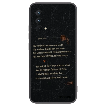 Picasee silikonowe czarne etui na Realme GT Master Edition 5G - POET