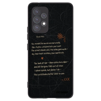 Picasee silikonowe czarne etui na Samsung Galaxy A53 5G A536 - POET