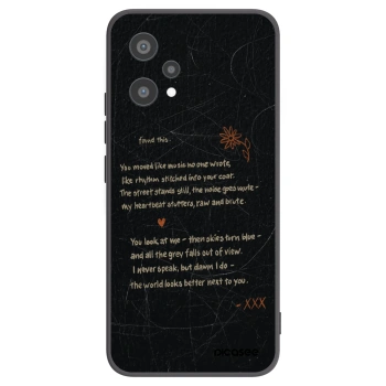Picasee silikonowe czarne etui na Realme 9 Pro 5G - POET