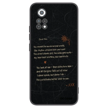 Picasee silikonowe czarne etui na Xiaomi Poco X4 Pro 5G - POET