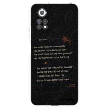 Picasee silikonowe przeźroczyste etui na Xiaomi Poco X4 Pro 5G - POET