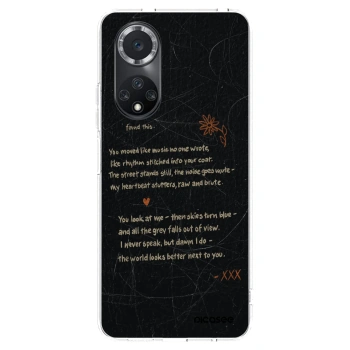 Picasee silikonowe przeźroczyste etui na Huawei Nova 9 SE - POET