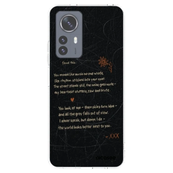 Picasee silikonowe przeźroczyste etui na Xiaomi 12 Pro - POET