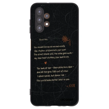 Picasee silikonowe czarne etui na Samsung Galaxy A13 4G A135 - POET