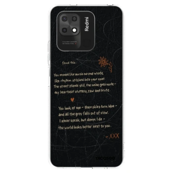 Picasee silikonowe przeźroczyste etui na Xiaomi Redmi 10C - POET