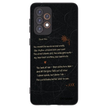Picasee silikonowe czarne etui na Samsung Galaxy A33 5G A336 - POET