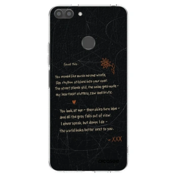 Picasee silikonowe przeźroczyste etui na Huawei P Smart - POET