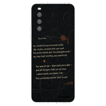 Picasee silikonowe przeźroczyste etui na Sony Xperia 10 IV 5G - POET