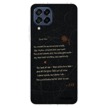 Picasee silikonowe przeźroczyste etui na Samsung Galaxy M53 5G - POET