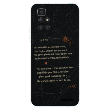Picasee silikonowe przeźroczyste etui na Xiaomi Redmi 10 (2022) - POET