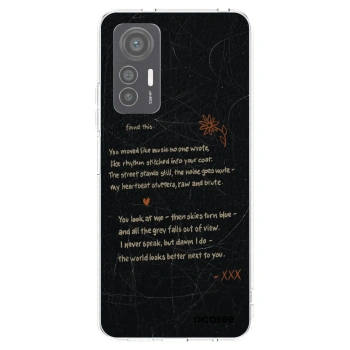 Picasee silikonowe przeźroczyste etui na Xiaomi 12 Lite - POET