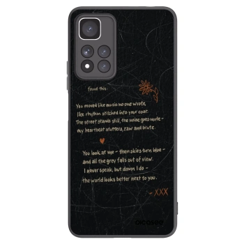 Picasee silikonowe czarne etui na Xiaomi Redmi Note 11 Pro+ 5G - POET