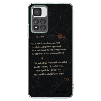 Picasee silikonowe przeźroczyste etui na Xiaomi Redmi Note 11 Pro+ 5G - POET