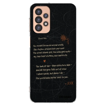 Picasee silikonowe przeźroczyste etui na Samsung Galaxy A23 A236B 5G - POET
