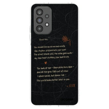 Picasee silikonowe przeźroczyste etui na Samsung Galaxy A73 5G - POET