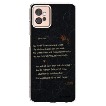 Picasee silikonowe przeźroczyste etui na Motorola Moto G32 - POET