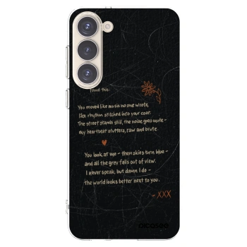 Picasee silikonowe przeźroczyste etui na Samsung Galaxy S23+ 5G - POET
